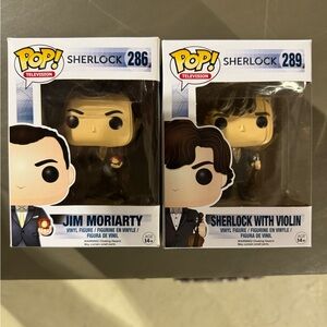Funko- Sherlock ( 2 for 1) Jim Moriarty @ Sherlock w/ Violin